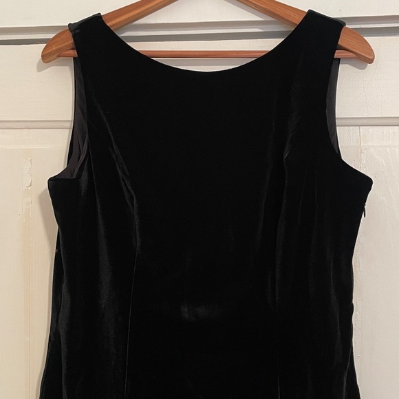 New Hutch Velvet Shift Bow Dress size Large - Picture 7 of 13